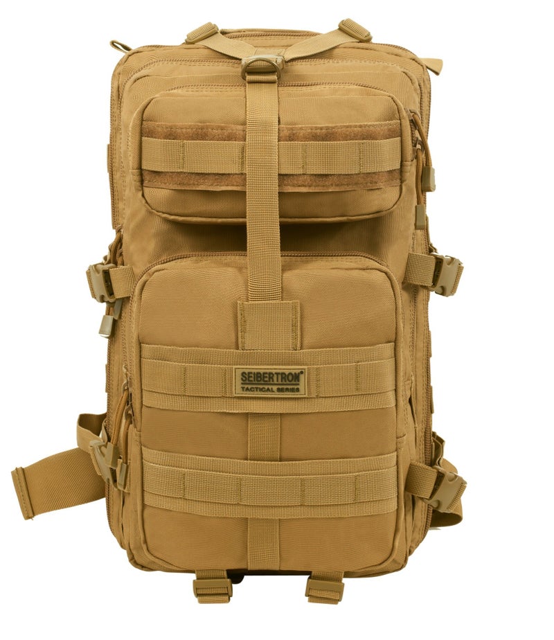 Seibertron Motorbike Backpack Motorcycle Bag Outdoor Sports Riding Package Khaki 37L - Image 1